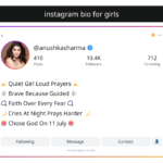 instagram bio for girls