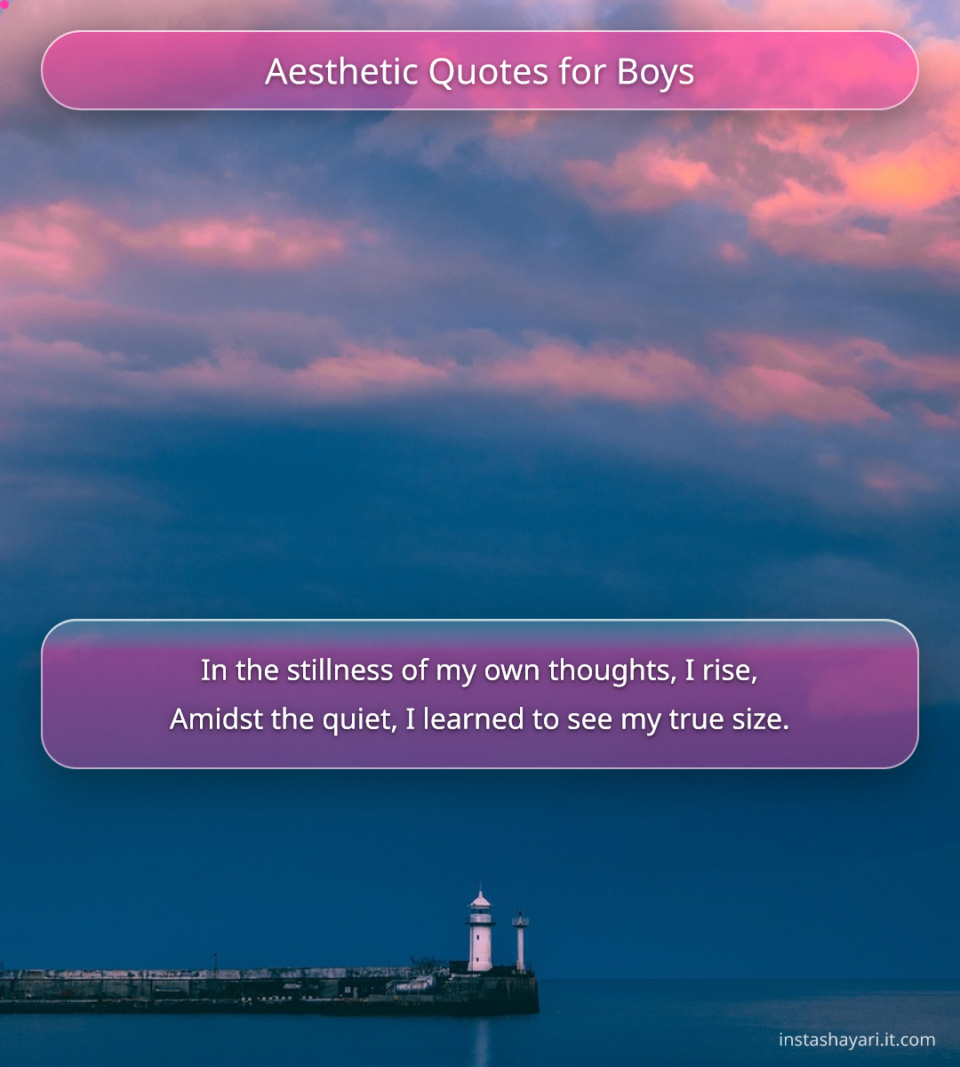 Aesthetic Quotes for Boys