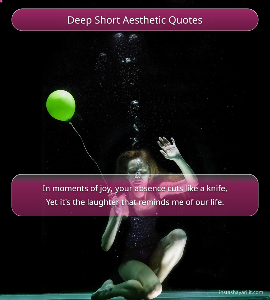 Deep Short Aesthetic Quotes