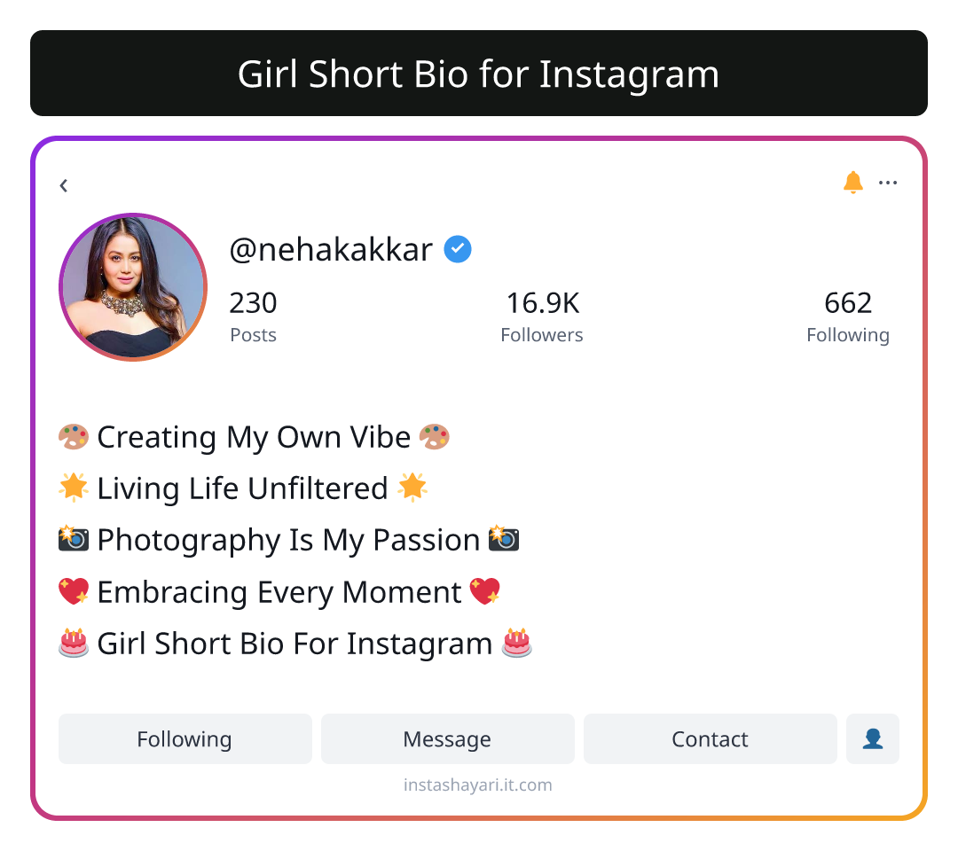 Girl Short Bio for Instagram - girl bio for instagram