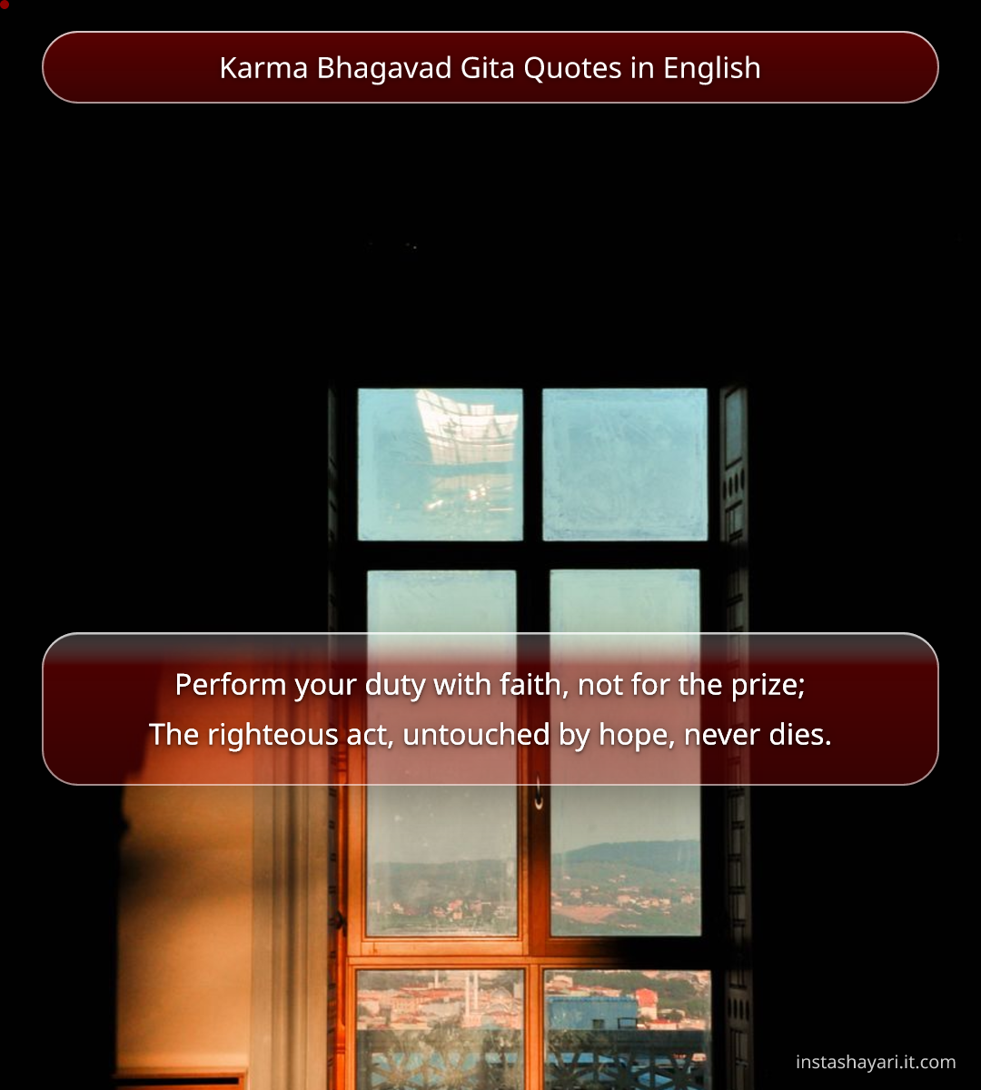 Karma Bhagavad Gita Quotes in English