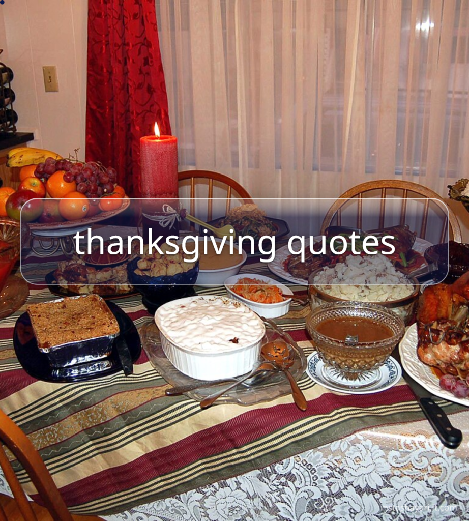 thanksgiving quotes