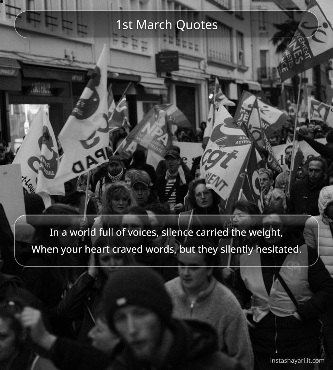 1st March Quotes