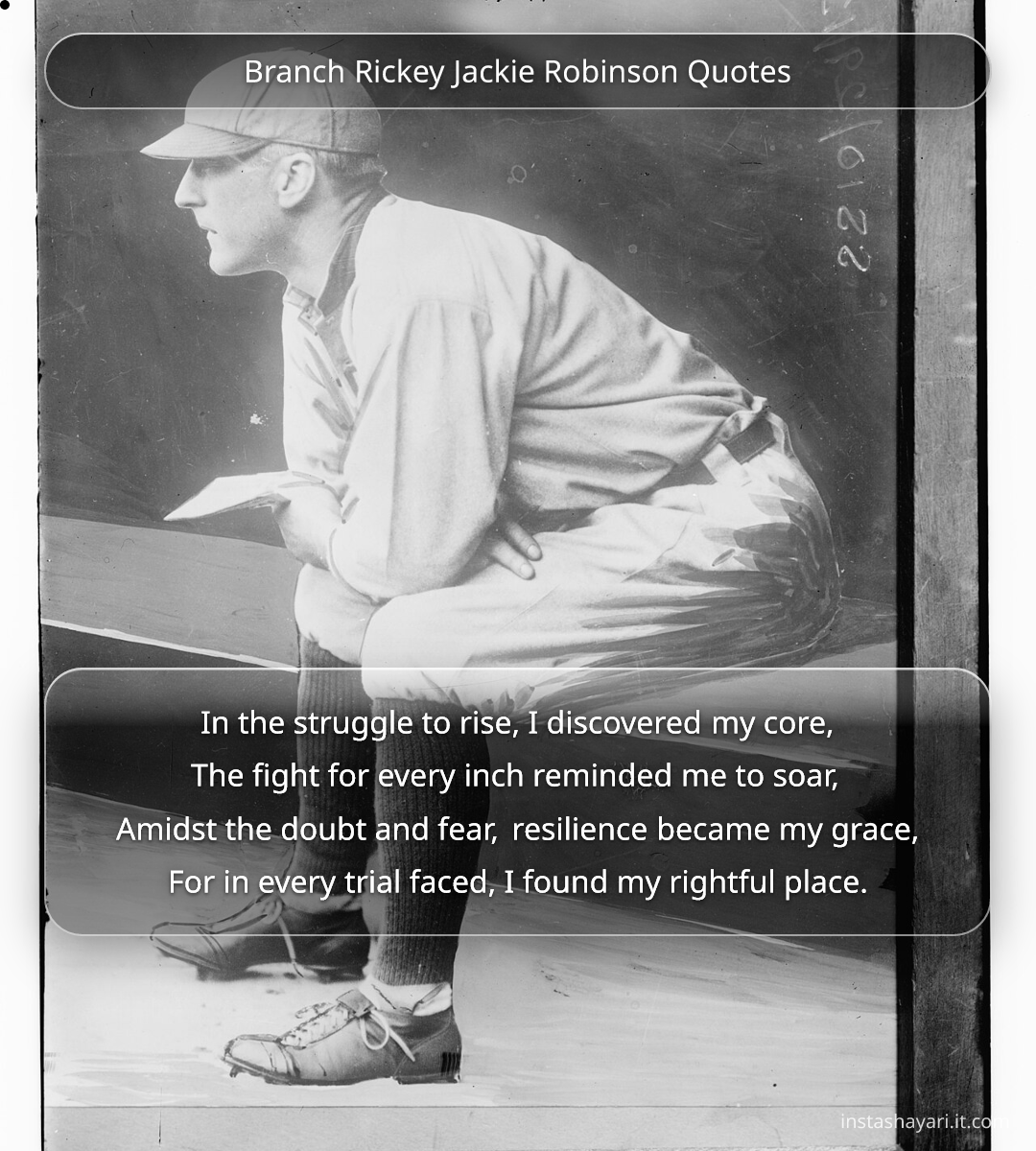 Branch Rickey Jackie Robinson Quotes
