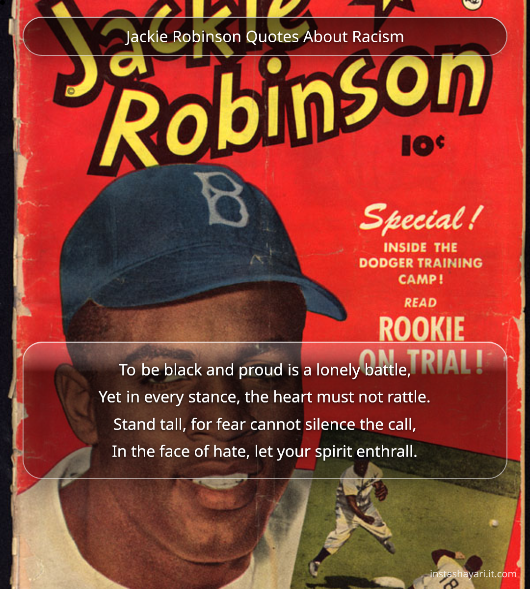 Jackie Robinson Quotes About Racism