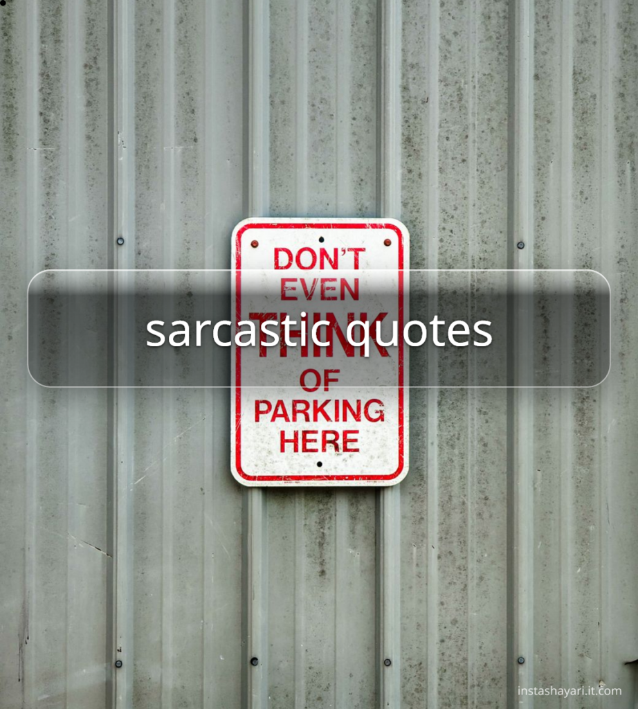sarcastic quotes
